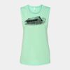 Bella + Canvas - Women's Flowy Scoop Muscle Tank - 8803 Thumbnail