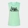Bella + Canvas - Women's Flowy Scoop Muscle Tank - 8803 Thumbnail