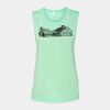 Bella + Canvas - Women's Flowy Scoop Muscle Tank - 8803 Thumbnail