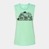 Bella + Canvas - Women's Flowy Scoop Muscle Tank - 8803 Thumbnail