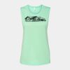 Bella + Canvas - Women's Flowy Scoop Muscle Tank - 8803 Thumbnail