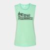 Bella + Canvas - Women's Flowy Scoop Muscle Tank - 8803 Thumbnail