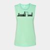 Bella + Canvas - Women's Flowy Scoop Muscle Tank - 8803 Thumbnail
