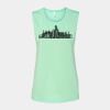 Bella + Canvas - Women's Flowy Scoop Muscle Tank - 8803 Thumbnail