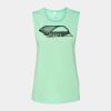 Bella + Canvas - Women's Flowy Scoop Muscle Tank - 8803 Thumbnail