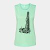 Bella + Canvas - Women's Flowy Scoop Muscle Tank - 8803 Thumbnail