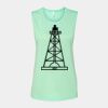 Bella + Canvas - Women's Flowy Scoop Muscle Tank - 8803 Thumbnail