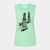 Bella + Canvas - Women's Flowy Scoop Muscle Tank - 8803 Thumbnail