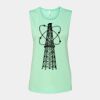 Bella + Canvas - Women's Flowy Scoop Muscle Tank - 8803 Thumbnail