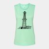 Bella + Canvas - Women's Flowy Scoop Muscle Tank - 8803 Thumbnail