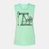 Bella + Canvas - Women's Flowy Scoop Muscle Tank - 8803 Thumbnail