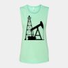 Bella + Canvas - Women's Flowy Scoop Muscle Tank - 8803 Thumbnail