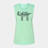 Bella + Canvas - Women's Flowy Scoop Muscle Tank - 8803 Thumbnail