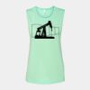 Bella + Canvas - Women's Flowy Scoop Muscle Tank - 8803 Thumbnail
