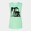 Bella + Canvas - Women's Flowy Scoop Muscle Tank - 8803 Thumbnail