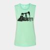 Bella + Canvas - Women's Flowy Scoop Muscle Tank - 8803 Thumbnail