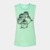 Bella + Canvas - Women's Flowy Scoop Muscle Tank - 8803 Thumbnail
