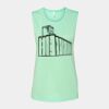 Bella + Canvas - Women's Flowy Scoop Muscle Tank - 8803 Thumbnail
