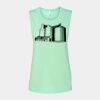 Bella + Canvas - Women's Flowy Scoop Muscle Tank - 8803 Thumbnail