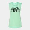 Bella + Canvas - Women's Flowy Scoop Muscle Tank - 8803 Thumbnail