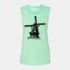 Bella + Canvas - Women's Flowy Scoop Muscle Tank - 8803 Thumbnail