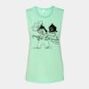 Bella + Canvas - Women's Flowy Scoop Muscle Tank - 8803 Thumbnail