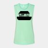 Bella + Canvas - Women's Flowy Scoop Muscle Tank - 8803 Thumbnail