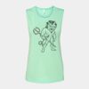 Bella + Canvas - Women's Flowy Scoop Muscle Tank - 8803 Thumbnail