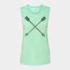 Bella + Canvas - Women's Flowy Scoop Muscle Tank - 8803 Thumbnail