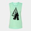 Bella + Canvas - Women's Flowy Scoop Muscle Tank - 8803 Thumbnail