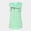 Bella + Canvas - Women's Flowy Scoop Muscle Tank - 8803 Thumbnail