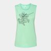 Bella + Canvas - Women's Flowy Scoop Muscle Tank - 8803 Thumbnail