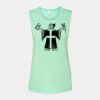 Bella + Canvas - Women's Flowy Scoop Muscle Tank - 8803 Thumbnail