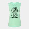 Bella + Canvas - Women's Flowy Scoop Muscle Tank - 8803 Thumbnail