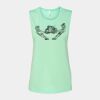 Bella + Canvas - Women's Flowy Scoop Muscle Tank - 8803 Thumbnail