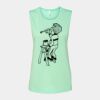 Bella + Canvas - Women's Flowy Scoop Muscle Tank - 8803 Thumbnail