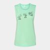 Bella + Canvas - Women's Flowy Scoop Muscle Tank - 8803 Thumbnail