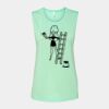 Bella + Canvas - Women's Flowy Scoop Muscle Tank - 8803 Thumbnail
