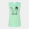 Bella + Canvas - Women's Flowy Scoop Muscle Tank - 8803 Thumbnail