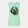 Bella + Canvas - Women's Flowy Scoop Muscle Tank - 8803 Thumbnail