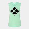 Bella + Canvas - Women's Flowy Scoop Muscle Tank - 8803 Thumbnail