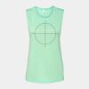 Bella + Canvas - Women's Flowy Scoop Muscle Tank - 8803 Thumbnail