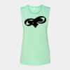 Bella + Canvas - Women's Flowy Scoop Muscle Tank - 8803 Thumbnail