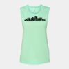 Bella + Canvas - Women's Flowy Scoop Muscle Tank - 8803 Thumbnail