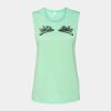 Bella + Canvas - Women's Flowy Scoop Muscle Tank - 8803 Thumbnail