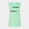 Bella + Canvas - Women's Flowy Scoop Muscle Tank - 8803 Thumbnail