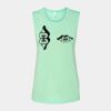Bella + Canvas - Women's Flowy Scoop Muscle Tank - 8803 Thumbnail