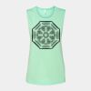 Bella + Canvas - Women's Flowy Scoop Muscle Tank - 8803 Thumbnail