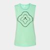 Bella + Canvas - Women's Flowy Scoop Muscle Tank - 8803 Thumbnail