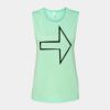 Bella + Canvas - Women's Flowy Scoop Muscle Tank - 8803 Thumbnail